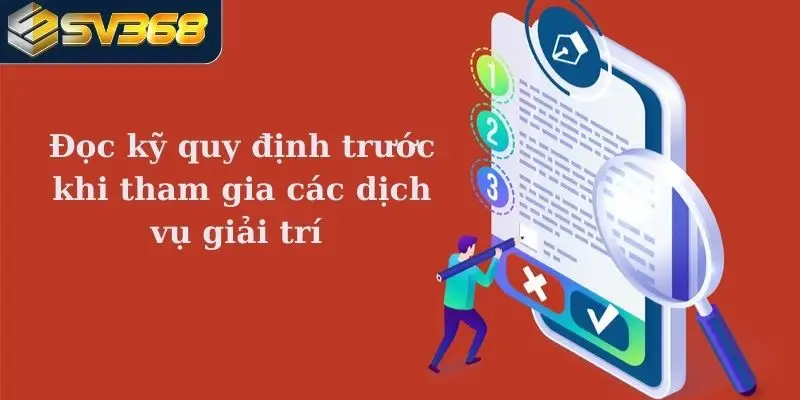 Cần đọc kỹ quy định trước khi tham gia cá cược