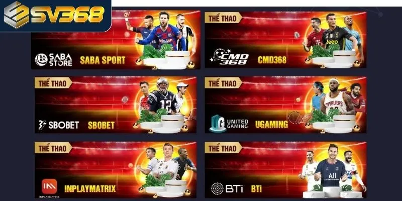 Thỏa sức lựa chọn với đa dạng sảnh cược thể thao quốc tế